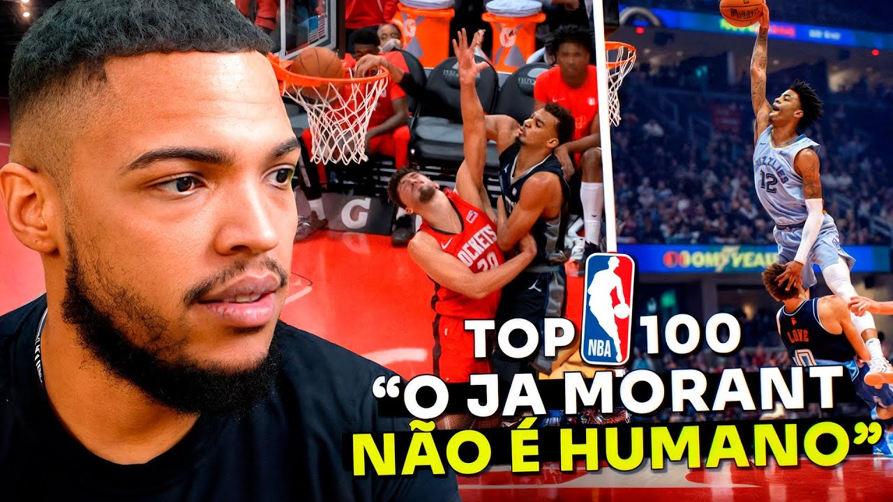 TOP 100 MOMENTOS N&Atilde;O-HUMANOS DA NBA - React Jota