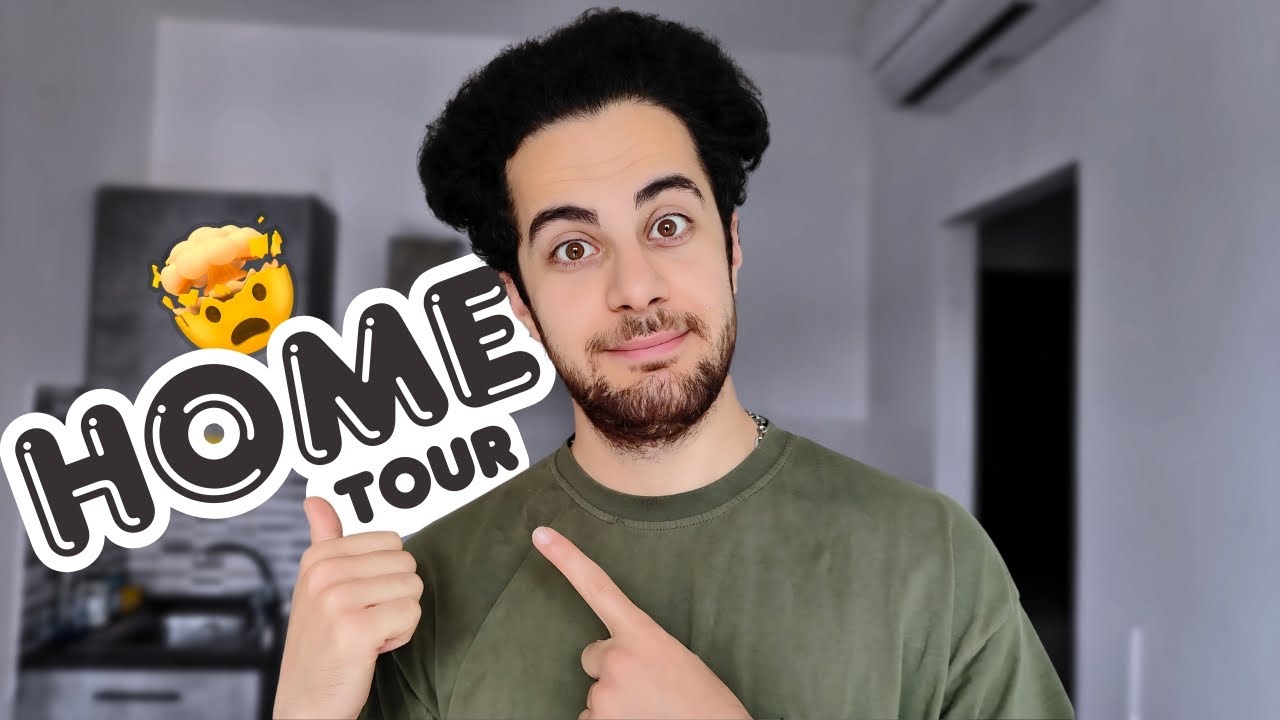 HOUSE TOUR  🏠🇮🇹 تور خونه ما در ایتالیا (۴۰ متری نقلی)