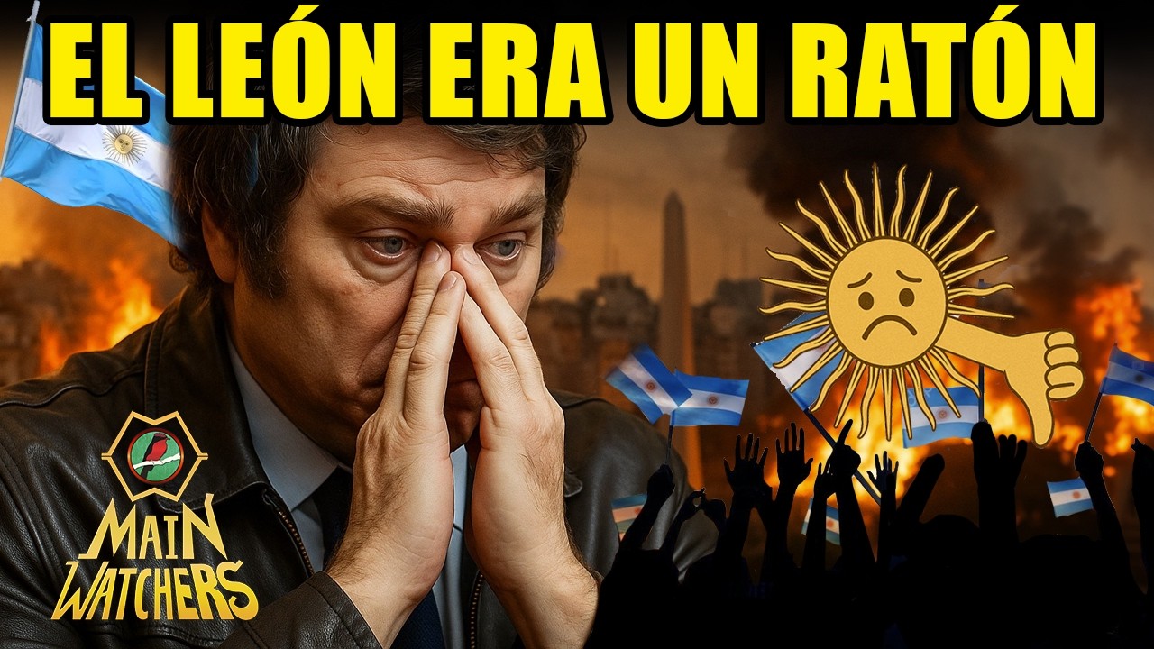 La VERGONZOSA ca&iacute;da de JAVIER MILEI, crisis y esc&aacute;ndalos