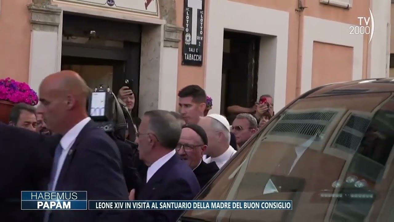 Pope Leo XIV first trip out of Vatican