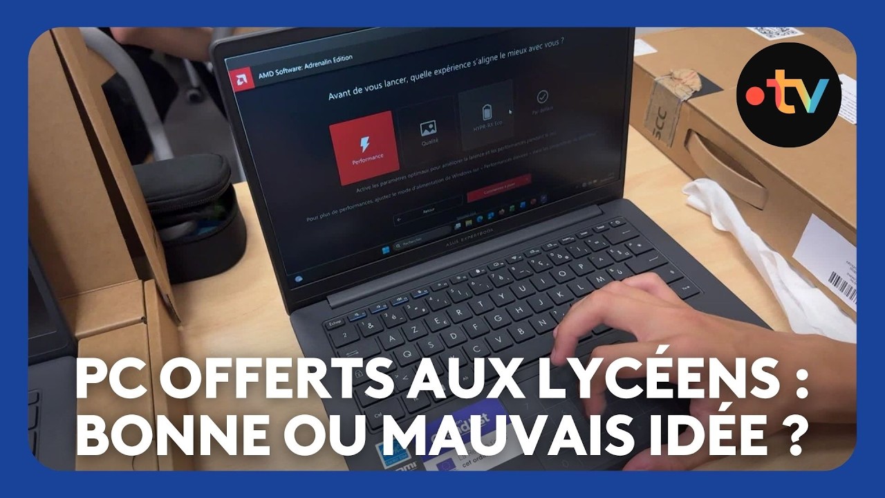 Ordinateurs gratuits au lyc&eacute;e : plus d'un demi-million d'appareils offerts aux lyc&eacute;ens du Grand Est
