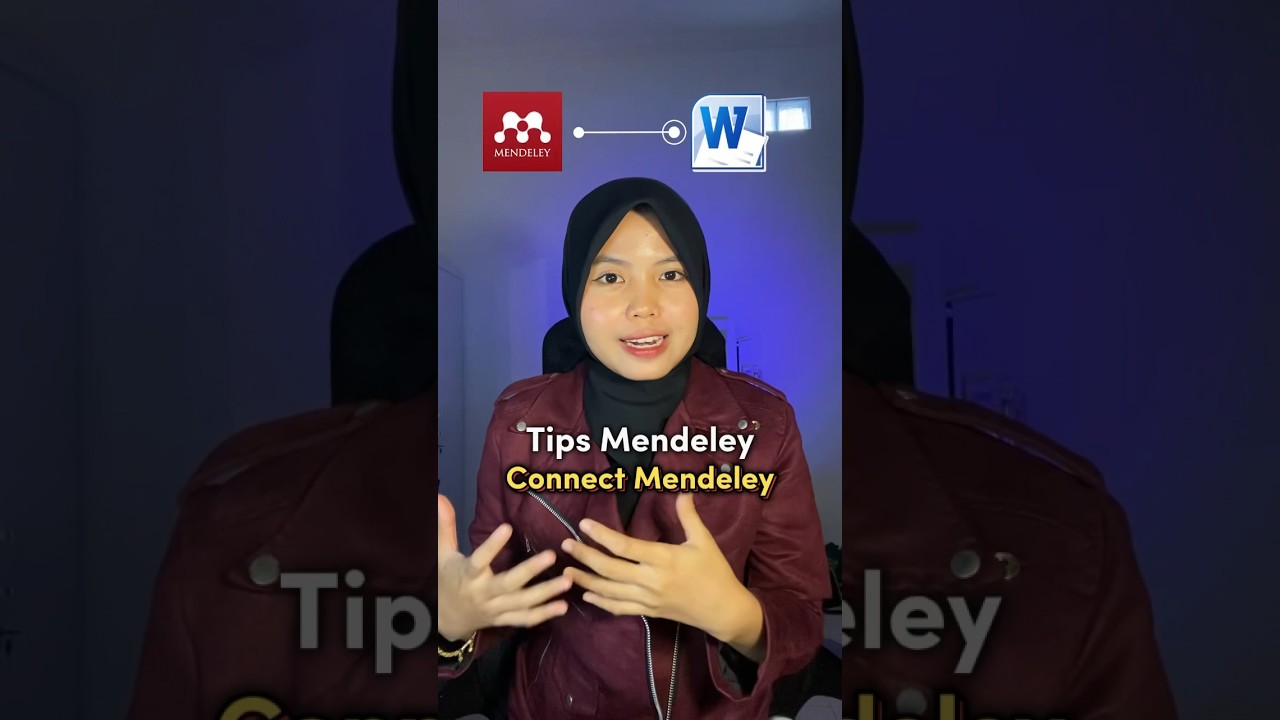 Cara Menghubungkan Mendeley ke MS Word‼️