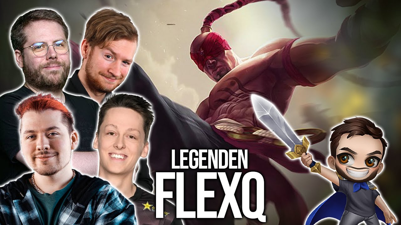 Lee Sin Eskalation mit den LEGENDEN! | LoL FlexQ mit Maxim, Tolkin, Broeki & RedPanda #2
