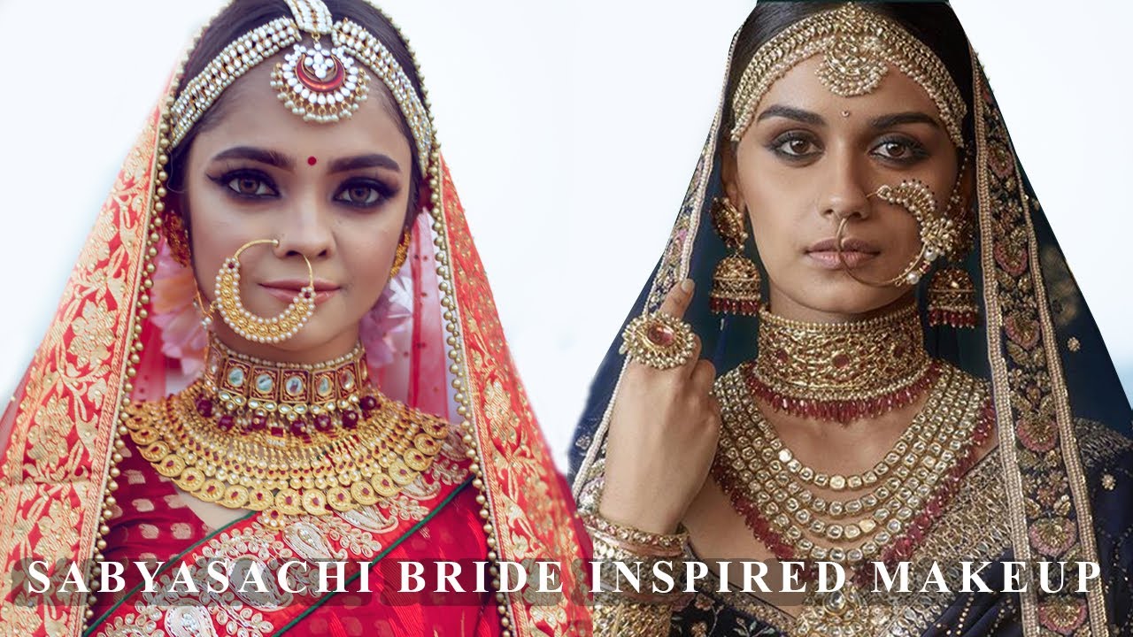 SABYASACHI BRIDE INSPIRED MAKEUP LOOK || SADIA KHAN KASAS