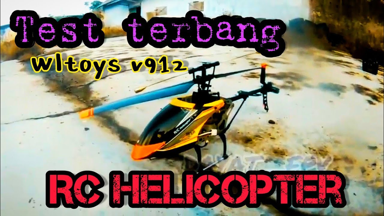 Wltoys V912 RC HELICOPTER Test Terbang