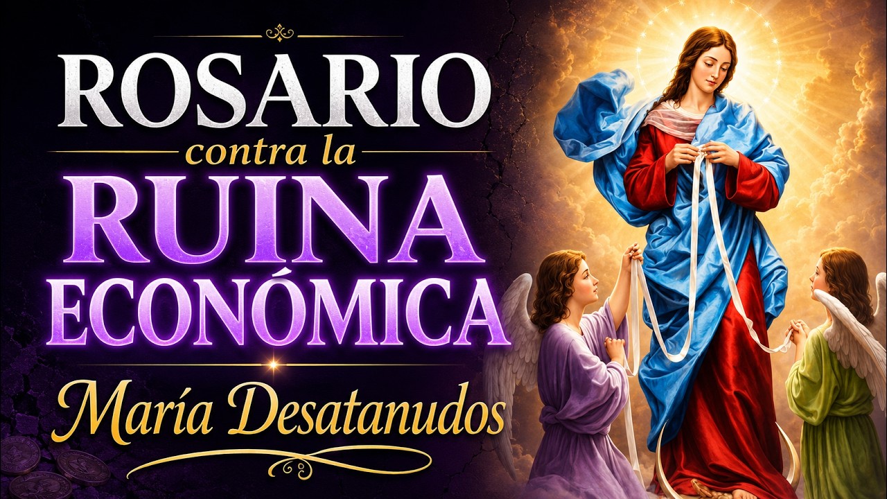 ROSARIO MILAGROSO contra la RUINA ECONÓMICA 💥 Virgen Desatanudos | Reza Hoy y Recibe Ayuda