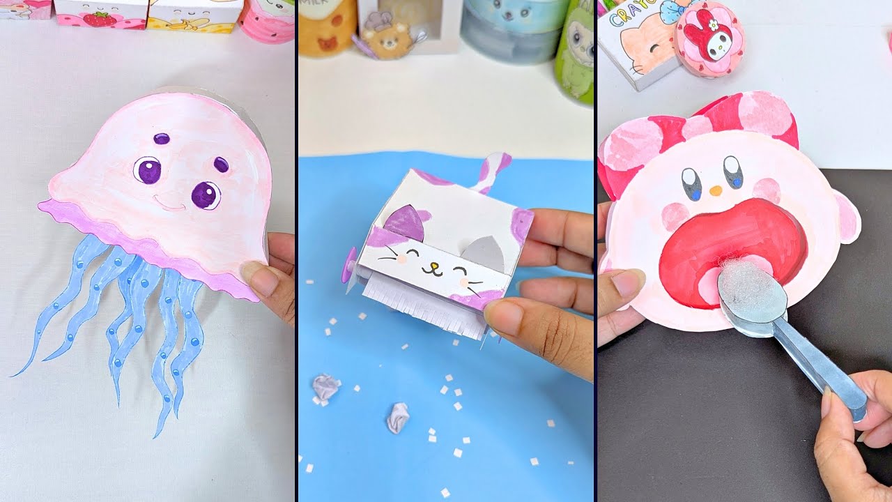 Миниатюрные поделки из бумаги | Подготовка к школе | Увлекательно | Простые идеи для поделок | Ск...