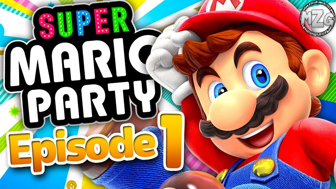 Super Mario Party Gameplay Walkthrough - Episode 1 - New Mario Party! Whomp's Domino Ruins! (Switch)