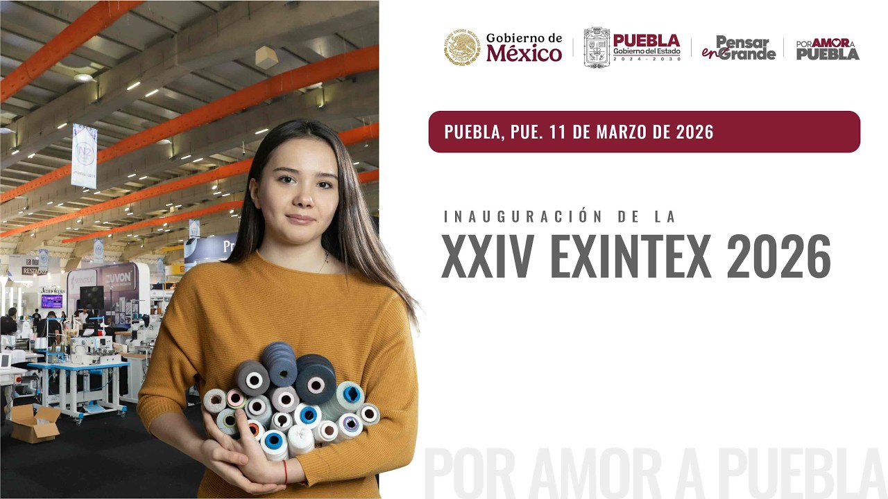 Открытие XXIV выставки EXINTEX 2026 в Пуэбле.