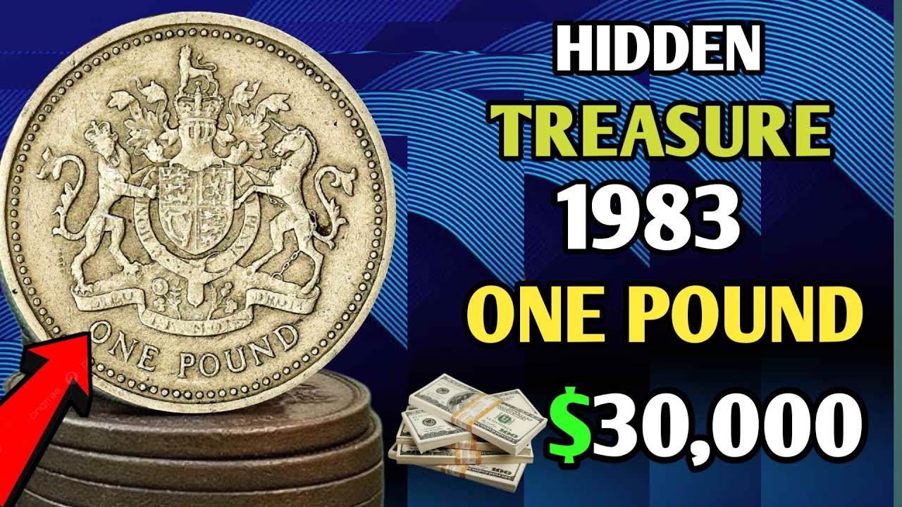 1983 ONE POUND COIN UNRELIEVABLE VALUE WORTH  $93,000!