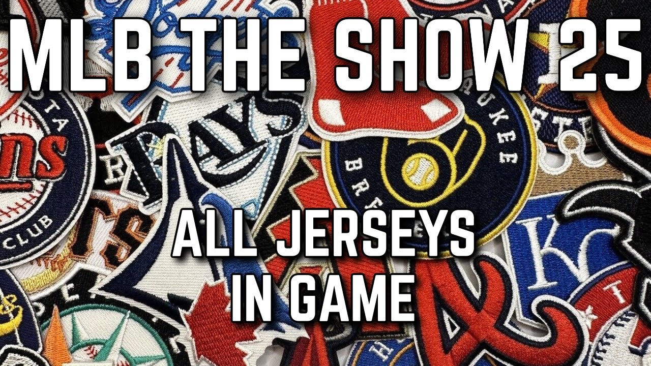 MLB The Show 25 - All Jerseys In Game at Launch