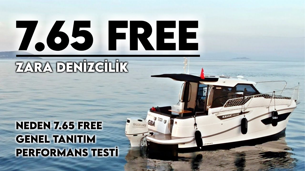 Zara Marin 7.65 Free Modeli Df 150 atx Suzuki Tekne Tanıtımı ve Performans Testi