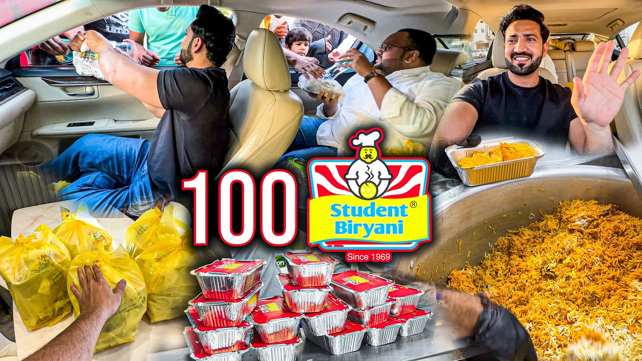 100 Student Biryani Distribution For Iftar in Jeddah