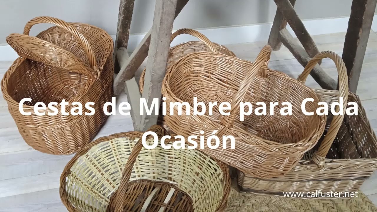 CESTAS DE MIMBRE &Uacute;NICAS PARA TU HOGAR