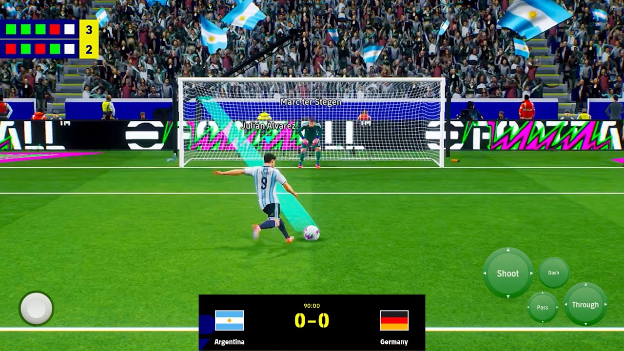 eFootball Penalty Shootout #33 Argentina Vs Germany #efootball2026