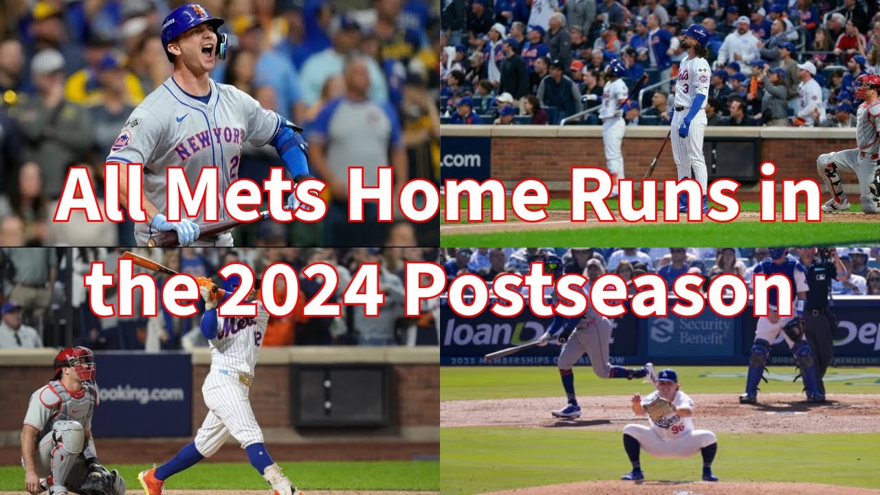 All Mets Home Runs in the 2024 Postseason