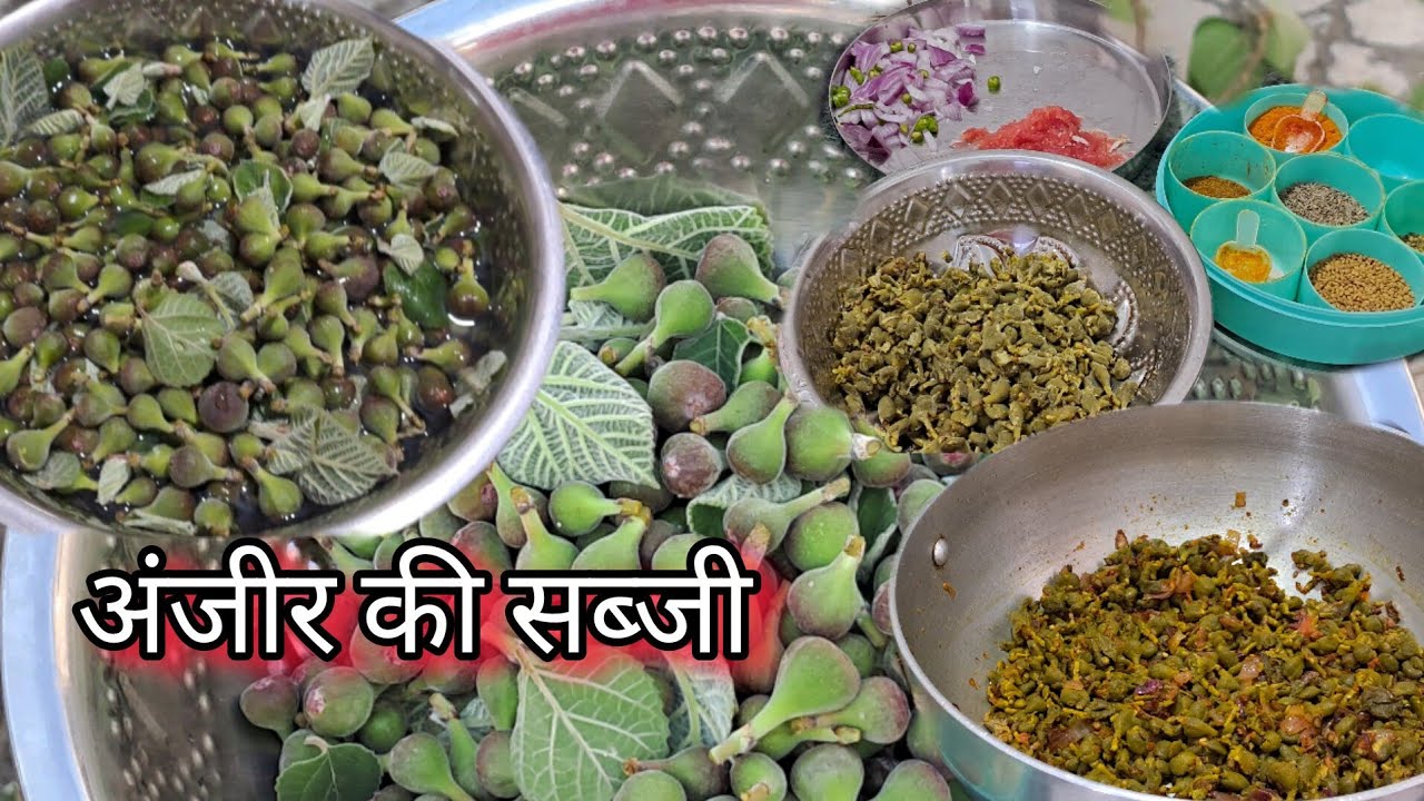  अंजीर की सब्जी || हमारे बुजुर्ग खाते थे अंजीर की सब्जी || ek bar khoge to bar bar bnaoge 