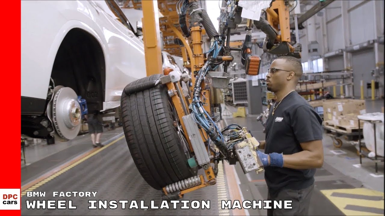 BMW Factory Wheel Installation Machine