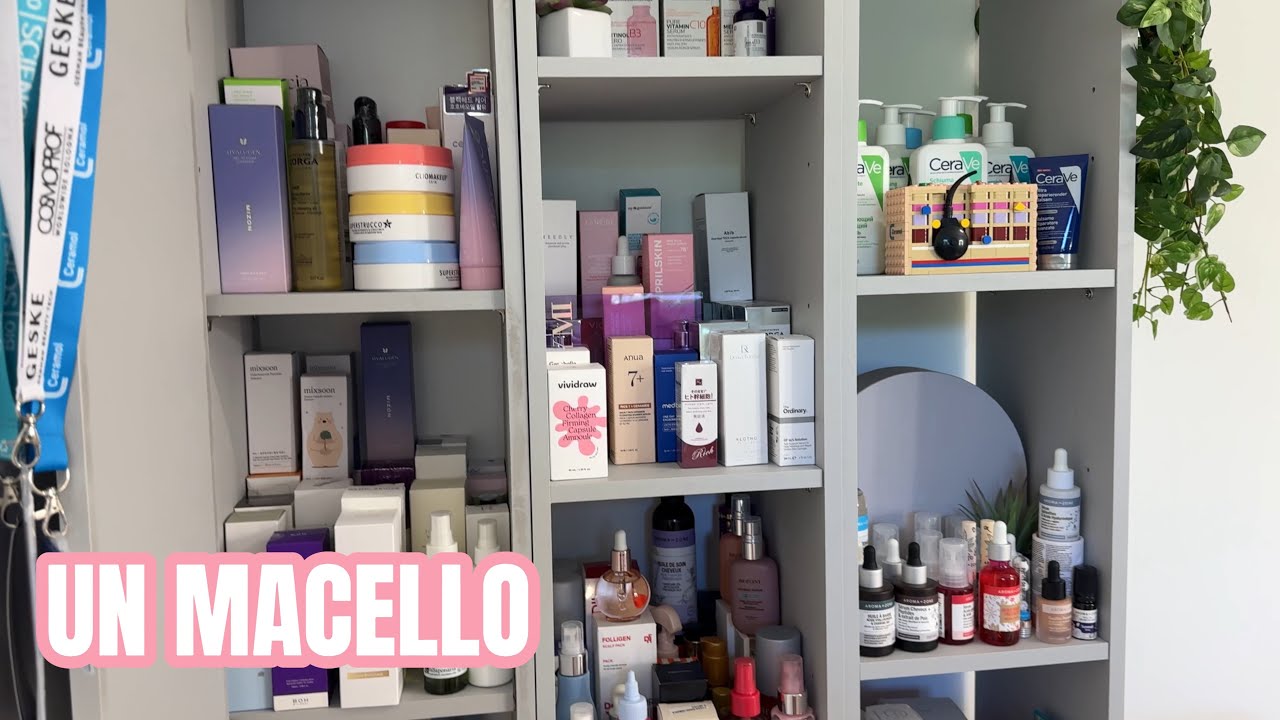 TOUR COMPLETO DELLA MIA SKINCARE || prodotti usati & scorta segreta!