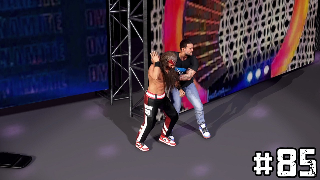 WWE's CM Punk, Rhea Ripley, and The Usos Invade AEW Dynamite! | WWE 2K24 Universe Mode | Ep 85 | DYN