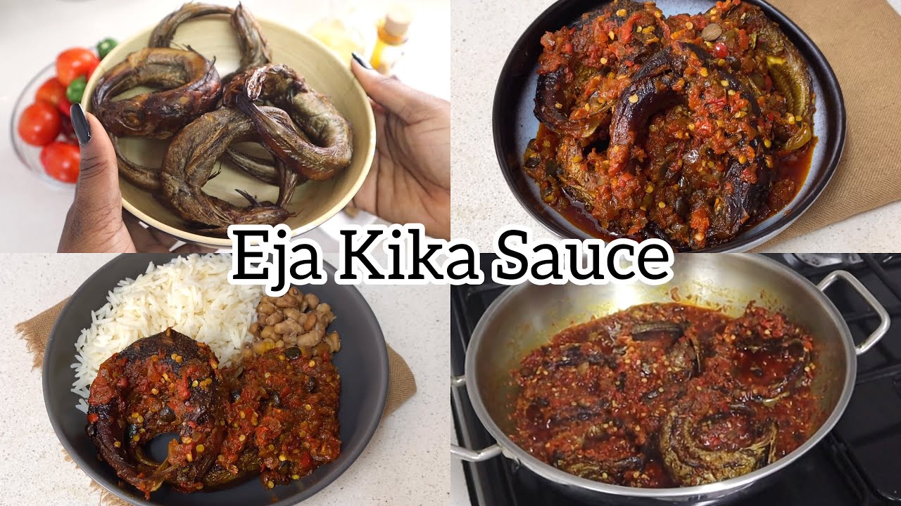DELICIOUS LOCAL NIGERIAN SAUCE | EJA KIKA SAUCE | SMOKED FISH SAUCE |
