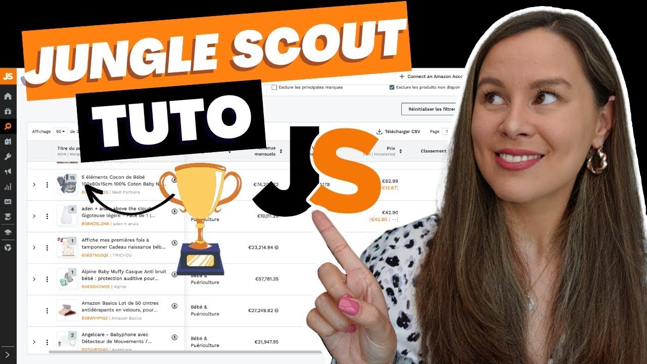 🔍 Guide complet JUNGLE SCOUT : Recherche de Produit en 2025 ! 💥