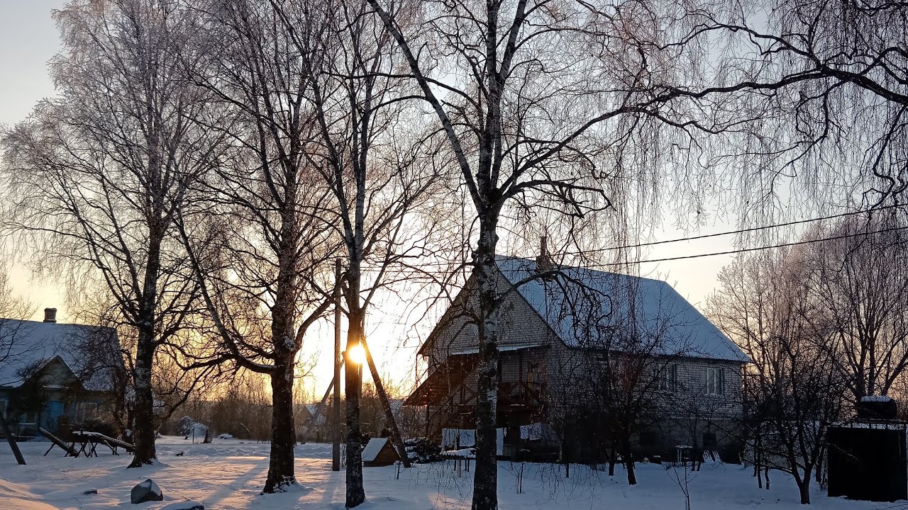 ❄️🏕️🤫БЕЛАРУСКАЯ ДЕРЕВЕНЬКА. ЯНВАРСКАЯ СУББОТА 24.01.2026. Красивое озеро Стародворское #браславщина#