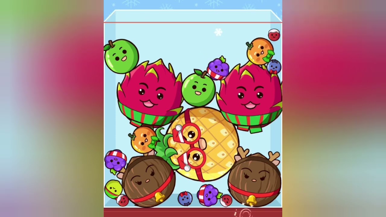 Watermelon Drop Merge 🍉 Mobile Gameplay #fruitmerge #fruitgame #fruitgames
