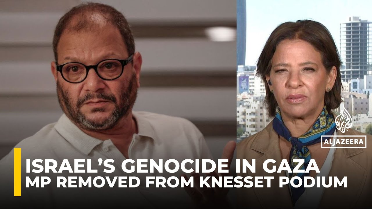 Israeli MP removed from Knesset podium after quoting writer who called Israel&rsquo;s war on Gaza genocide