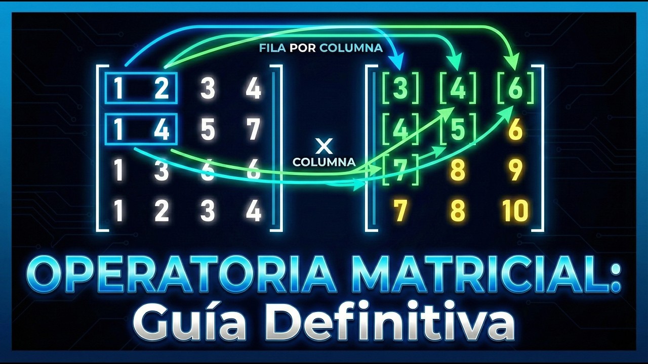 Aprende MATRICES desde CERO para tu Examen: Ejercicios Resueltos Paso a Paso