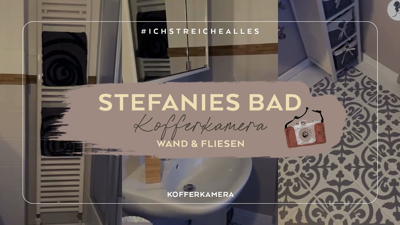 Fliesen streichen leicht gemacht - Stefanie renoviert Ihr Bad! (Badezimmer Makeover)