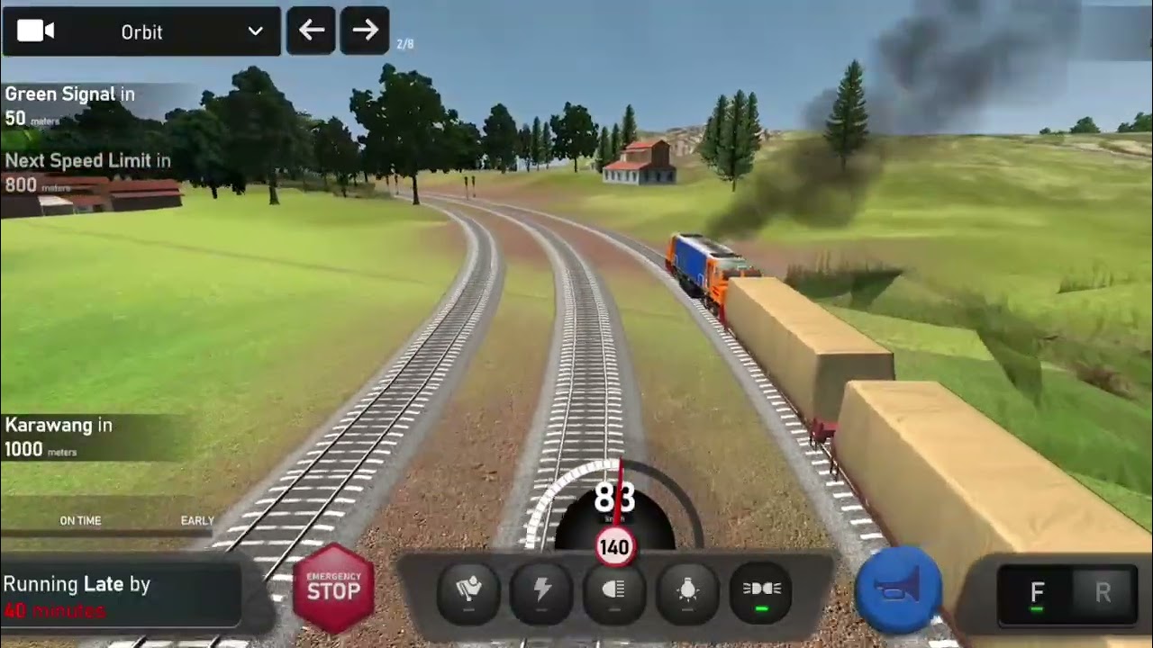 Di berangkat kan kembali #train #keretaapiindonesia #trainsimulator #keretaapi 