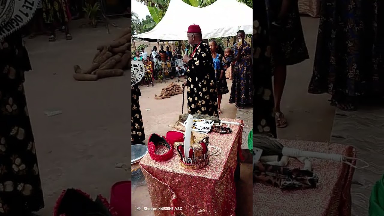 THE CROWNING OF CHIEF DR NWACHIYAMEREZE OGUAMALAM AS A REPUTED EZEJI.