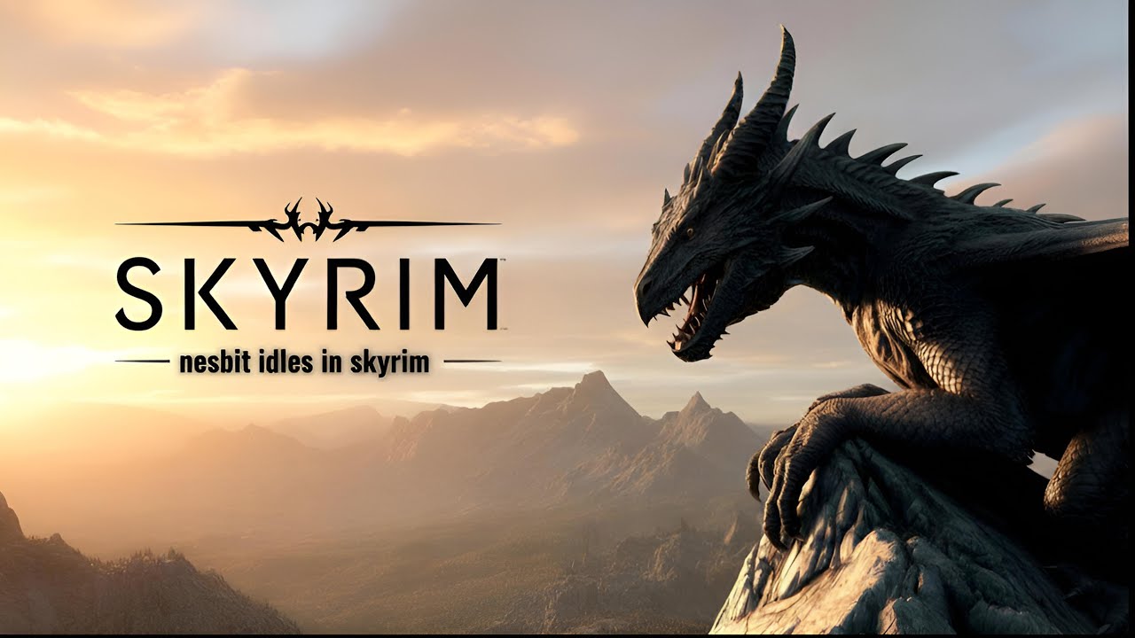 LIVE NOW Unique Skyrim Nesbit Idle . Jeremy Soule Ambience |  Skyrim Modder 2026. (Portrait)