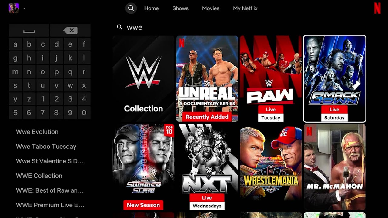 How to Watch WWE Smackdown, NXT & PLEs on Netflix (within the US)