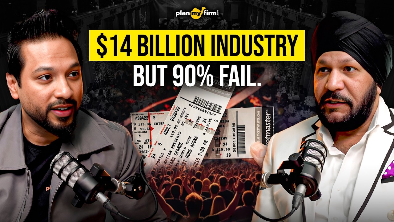 The Dirty Secret Behind the $14B Event Industry | Pricing, Sponsors & Real Profit by Harmeek Singh