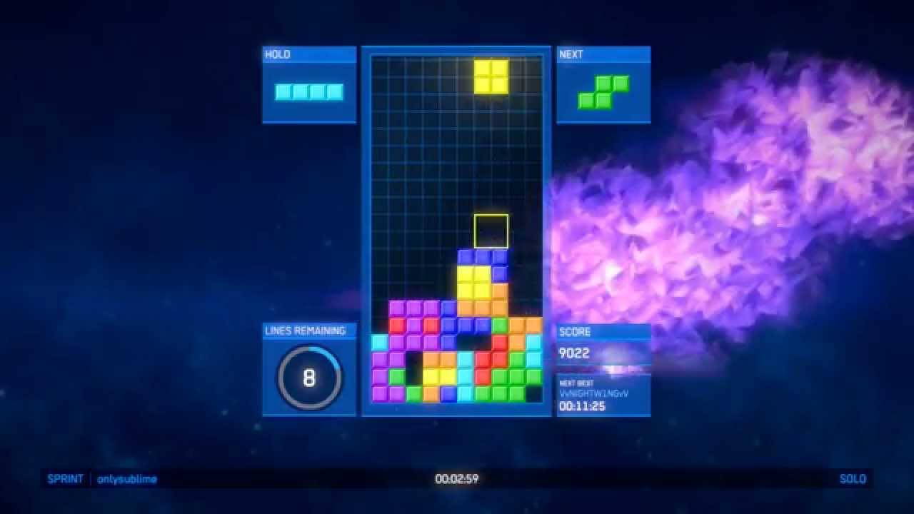 Tetris Ultimate Xbox One gameplay Marathon And Sprint modes