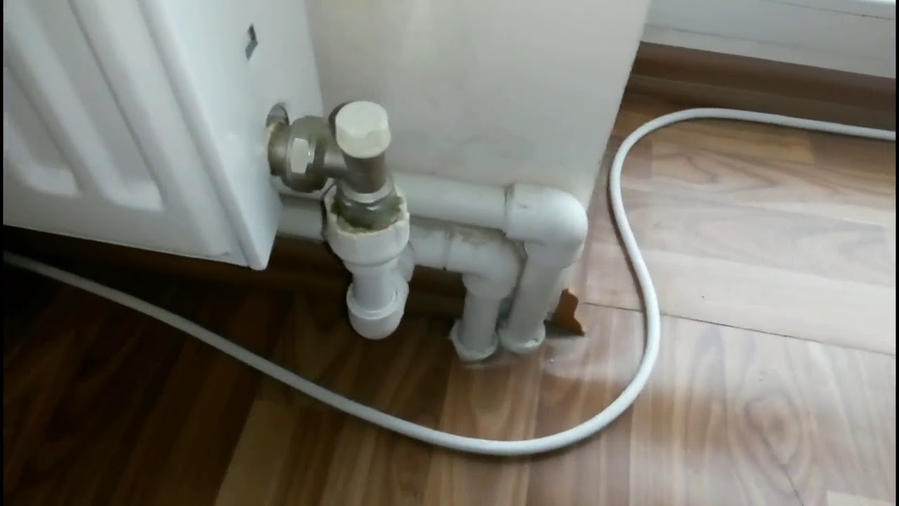 Утечка из системы отопления