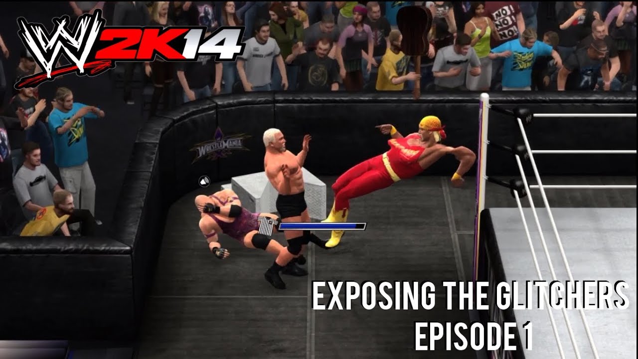 WWE 2K14 - Exposing The Glitchers Episode 1. Scott Steiner vs Ryback Extreme Rules Match ft. Hulk Hogan