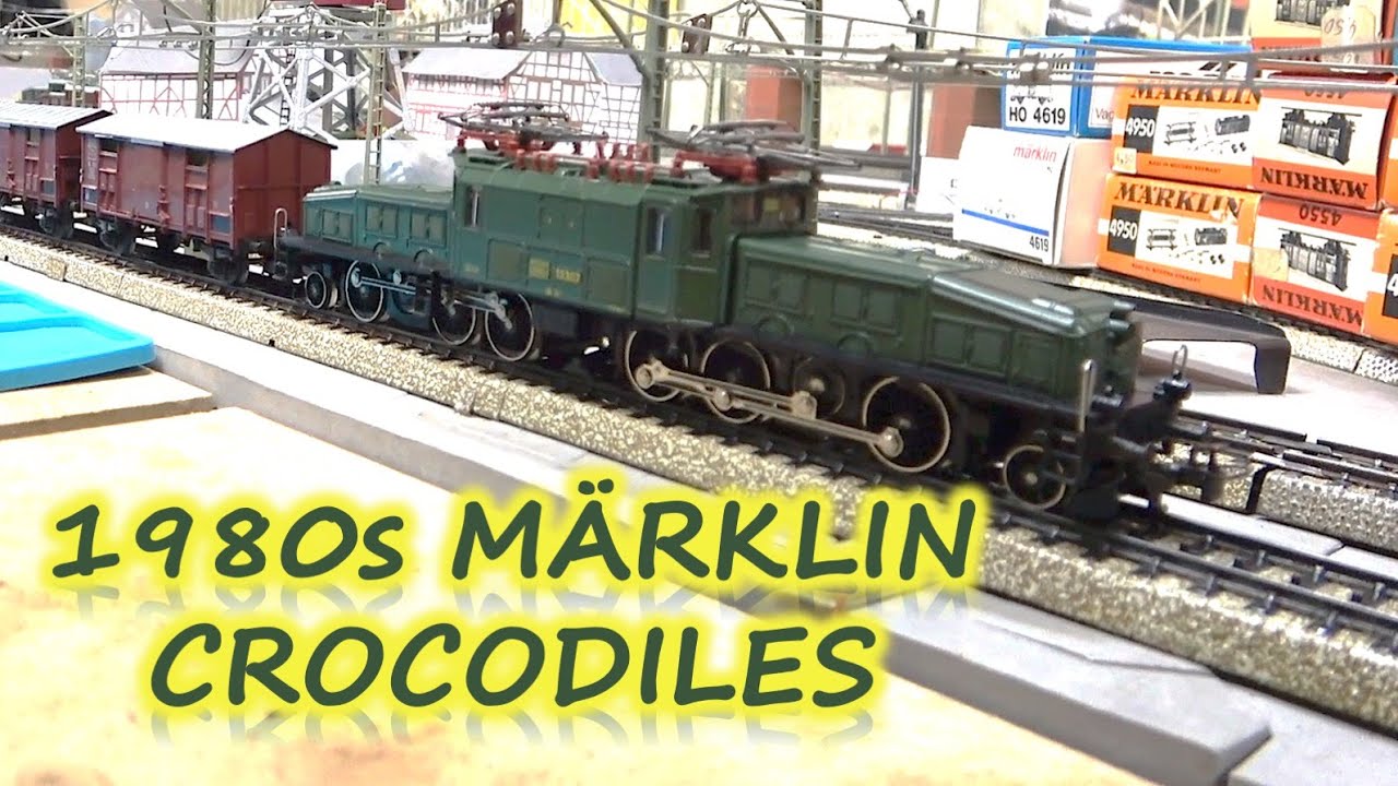 1980s M&auml;rklin Crocodile models with matching stock, well mostly...