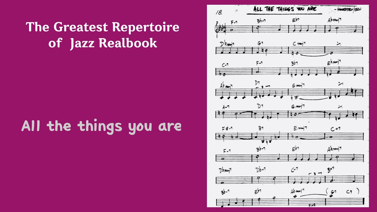 The greatest Jazz Repertoire of Realbook - 꼭 듣고 연주하고 암기해야 할 재즈 명곡 5