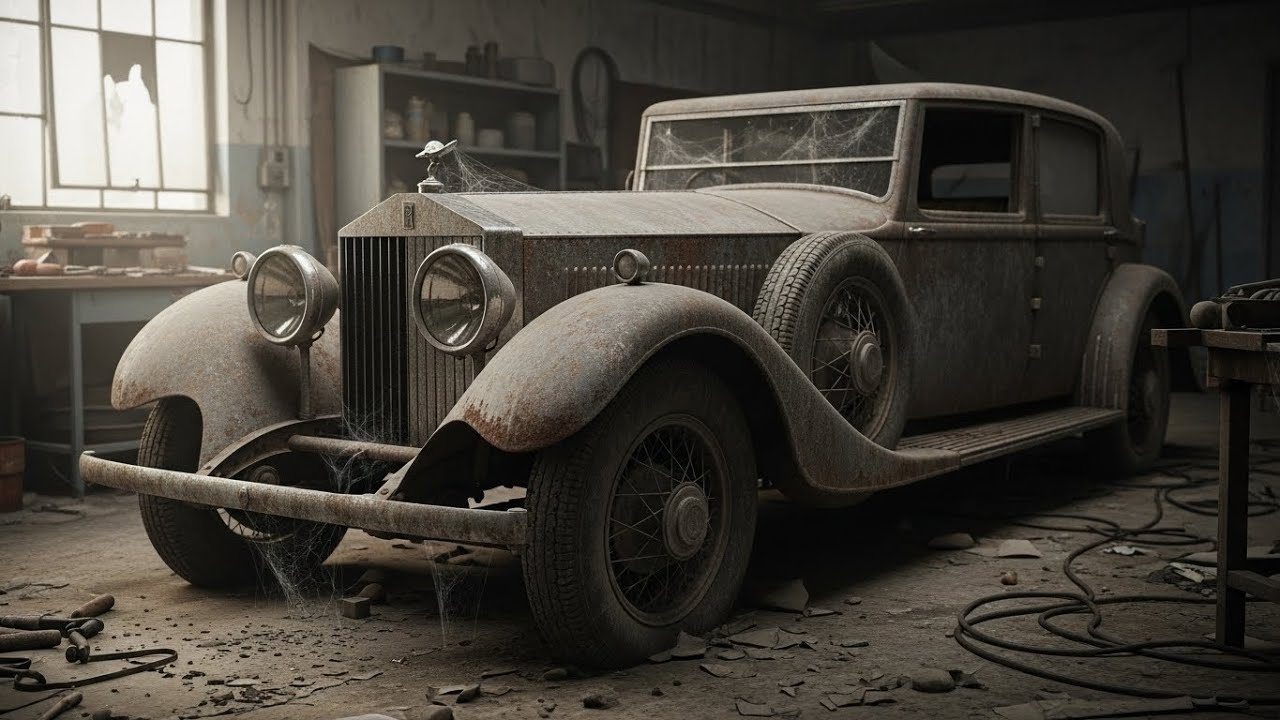 “Restoring a Forgotten Legend | 1927 Rolls-Royce 20hp Park Ward Saloon | ASMR POV”
