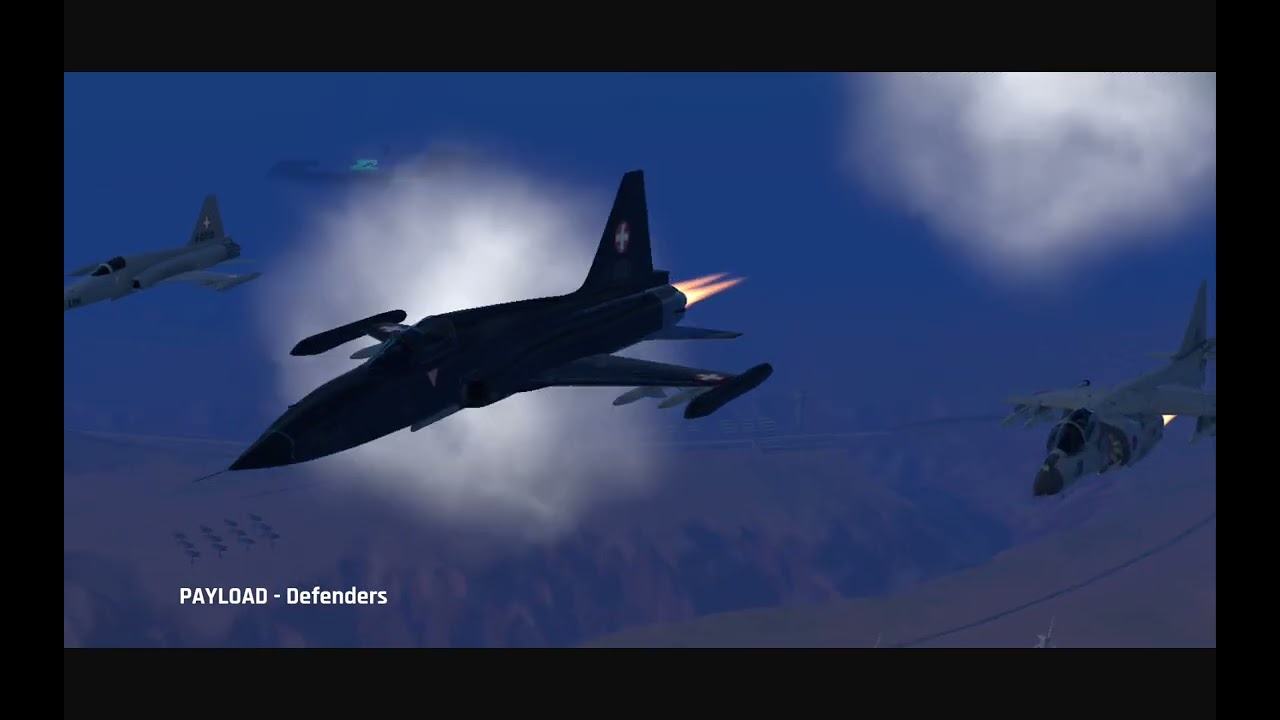 Playing sky warrior