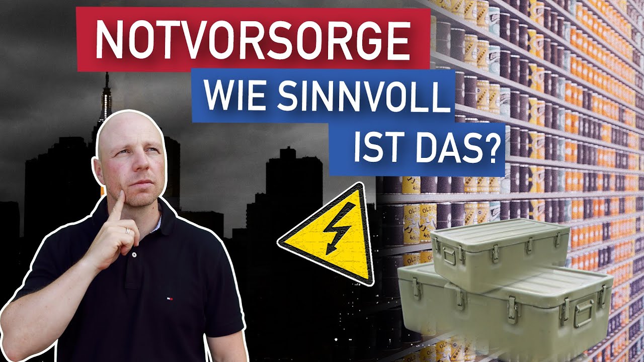 Notvorsorge f&uuml;r die n&auml;chste Krise &ndash; Wie wichtig ist das?