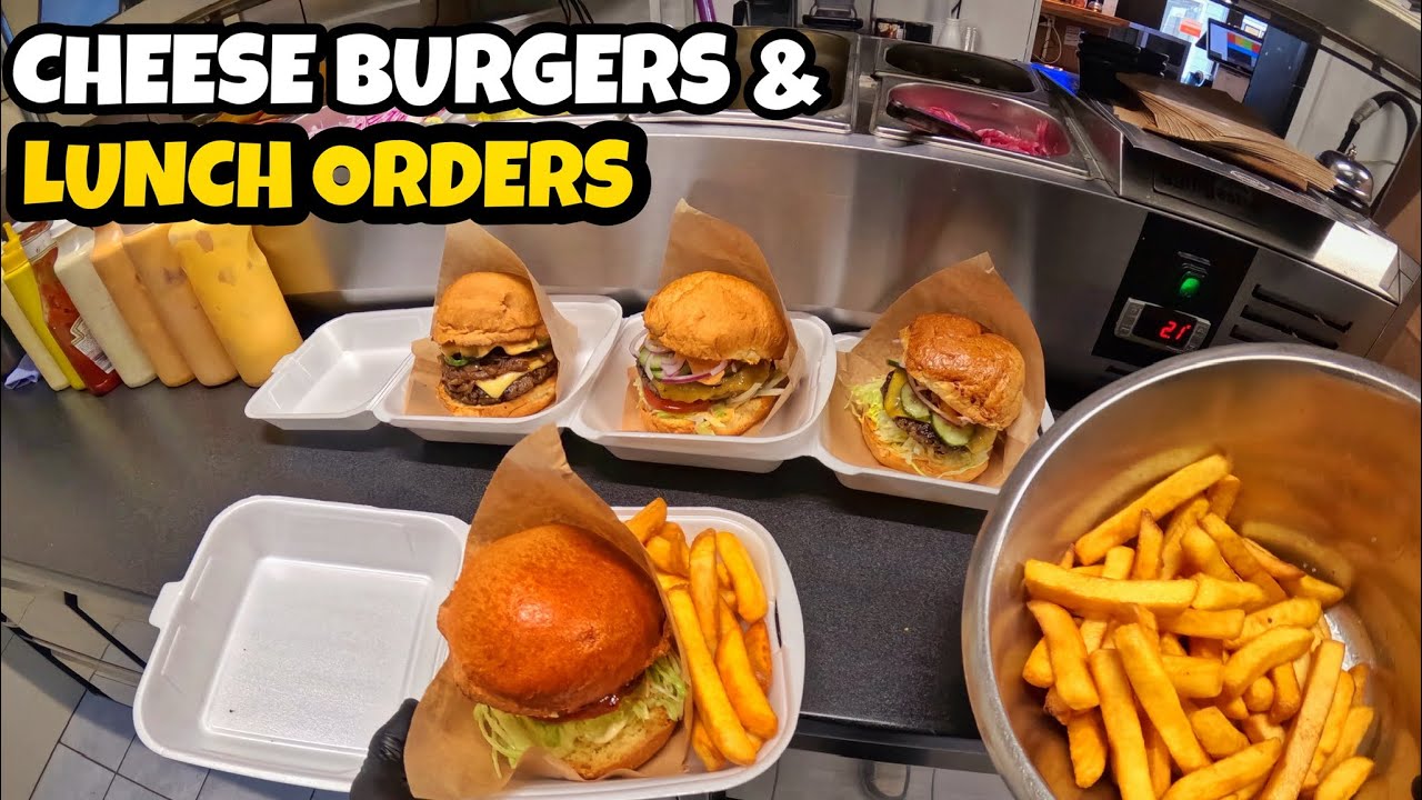 POV: NON-STOP MORNING SERVICE 🍔🍟🥓 | Cheese Burger & Lunch Orders🧑‍🍳🧑‍🍳