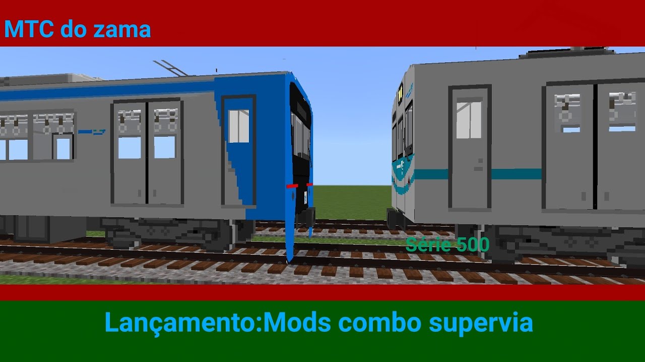Trens da supervia no MTC2? COMBO Lançamento:Supervia Série 500 e série 3000