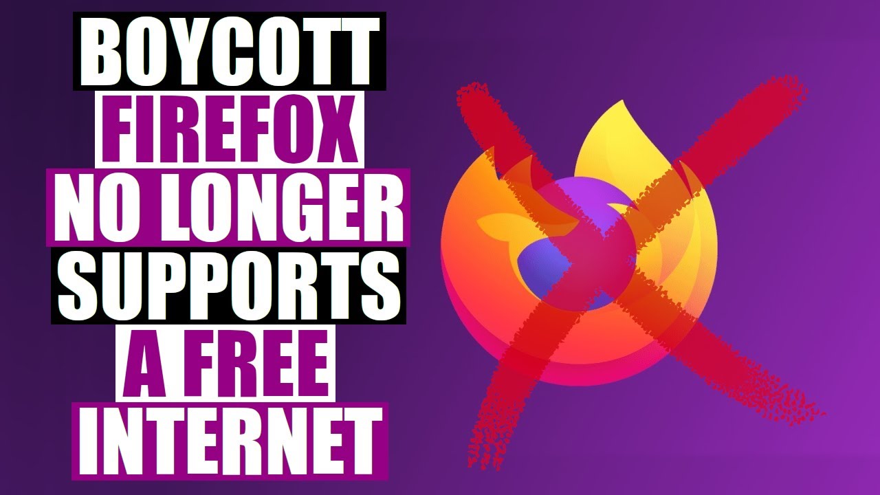Mozilla No Longer Supports A Free Internet