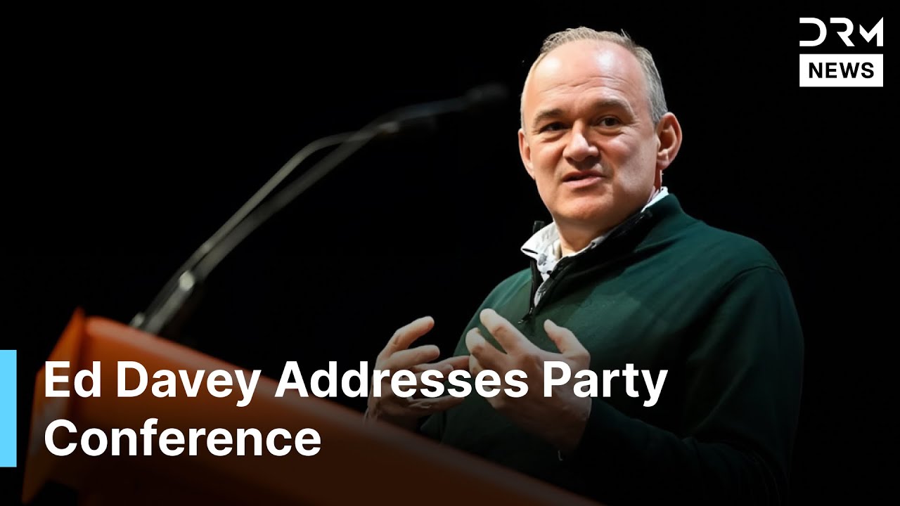 FULL: Ed Davey Grills Nigel Farage, Slams Trump & Musk in Fiery Party Conference Speech | AC1N