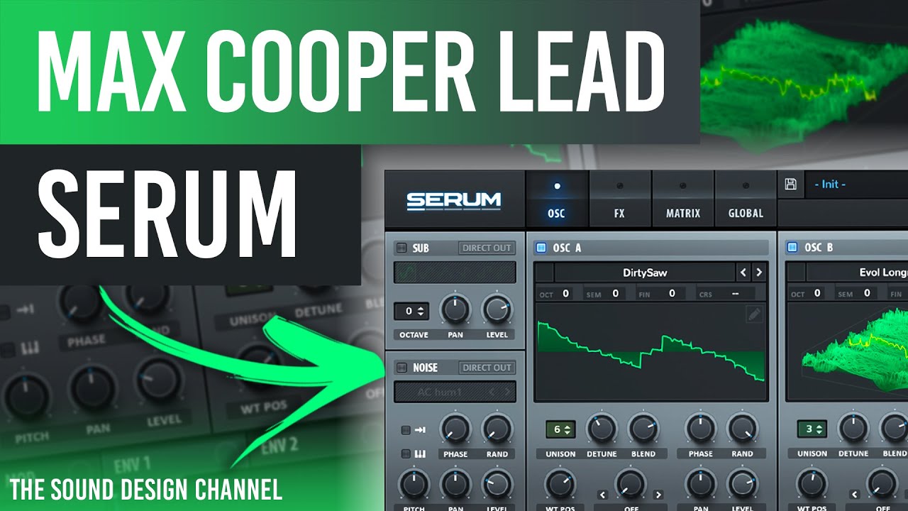 SERUM | Lead | Electronica | Max Cooper - Perpetual Motion - Tutorial