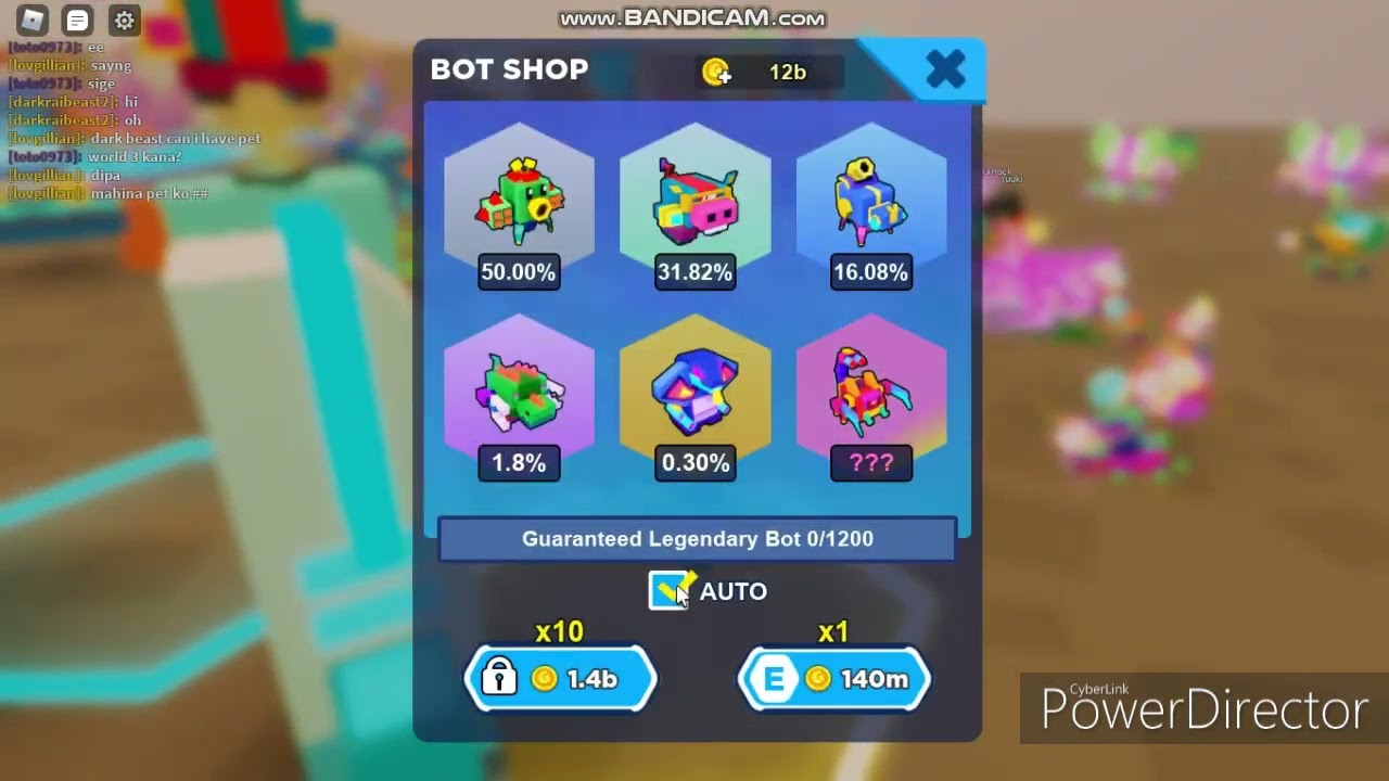 Update5 - Bot Clash || Unlocking New world | Epic | Defeating boss || Roblox